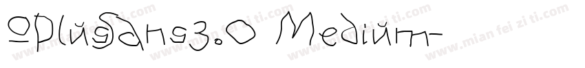 OPlusSans3.0 Medium字体转换
